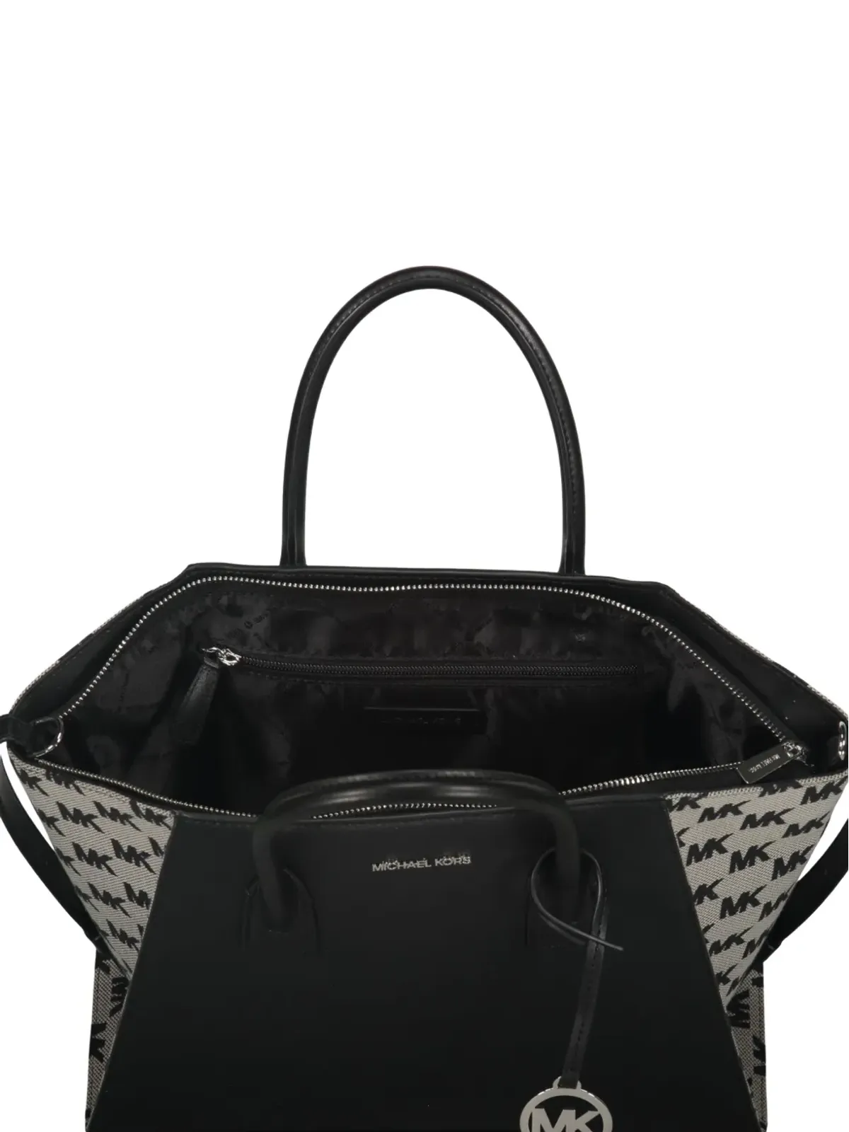 Michael Kors アヴリル レザー ロゴプレート トートバッグ - 画像4