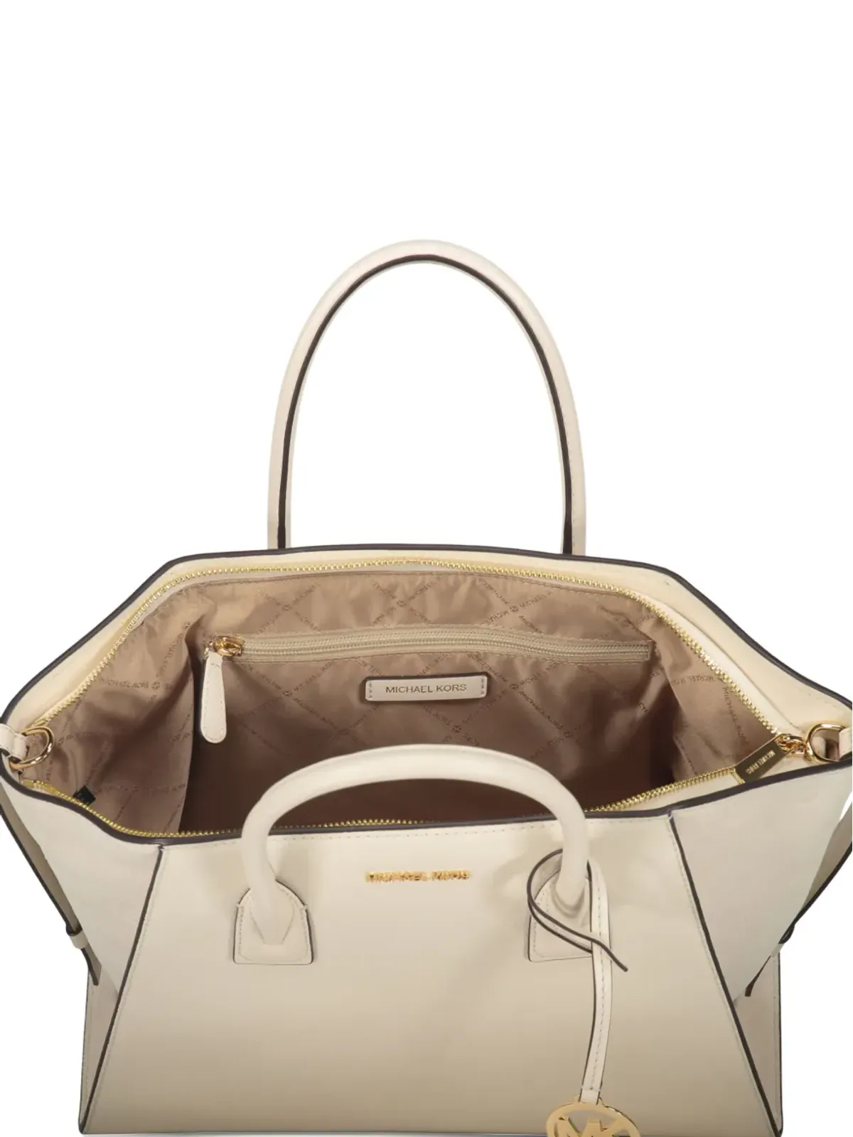 Michael Kors アヴリル レザー トップジップ トートバッグ - 画像4