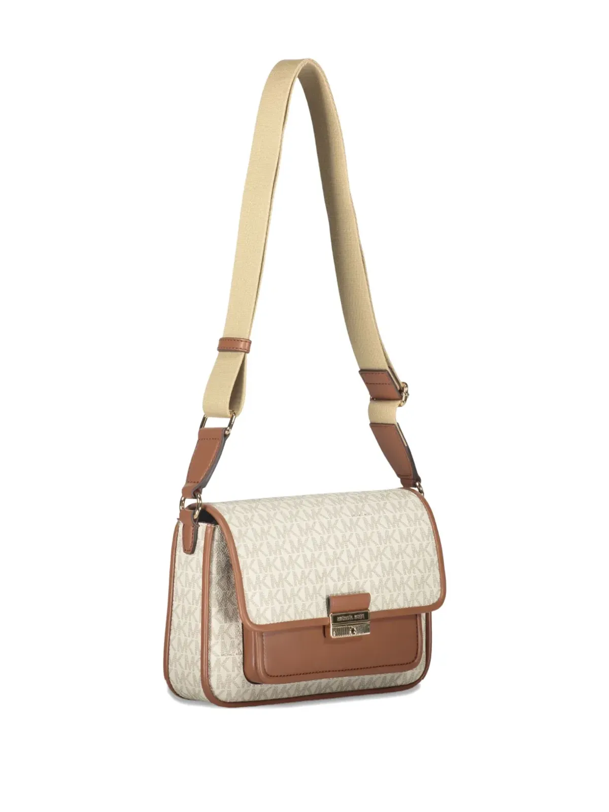Michael Kors Bradshawモノグラム フラップショルダーバッグ - 画像3