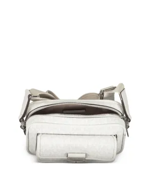 Michael Kors Bradshaw monogram flap-pocket shoulder bag - White - サムネイル4