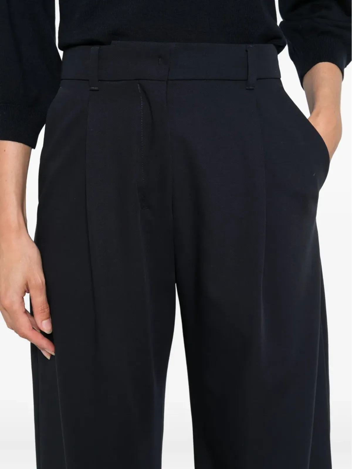 S Max Mara プリーツパンツ - 画像5