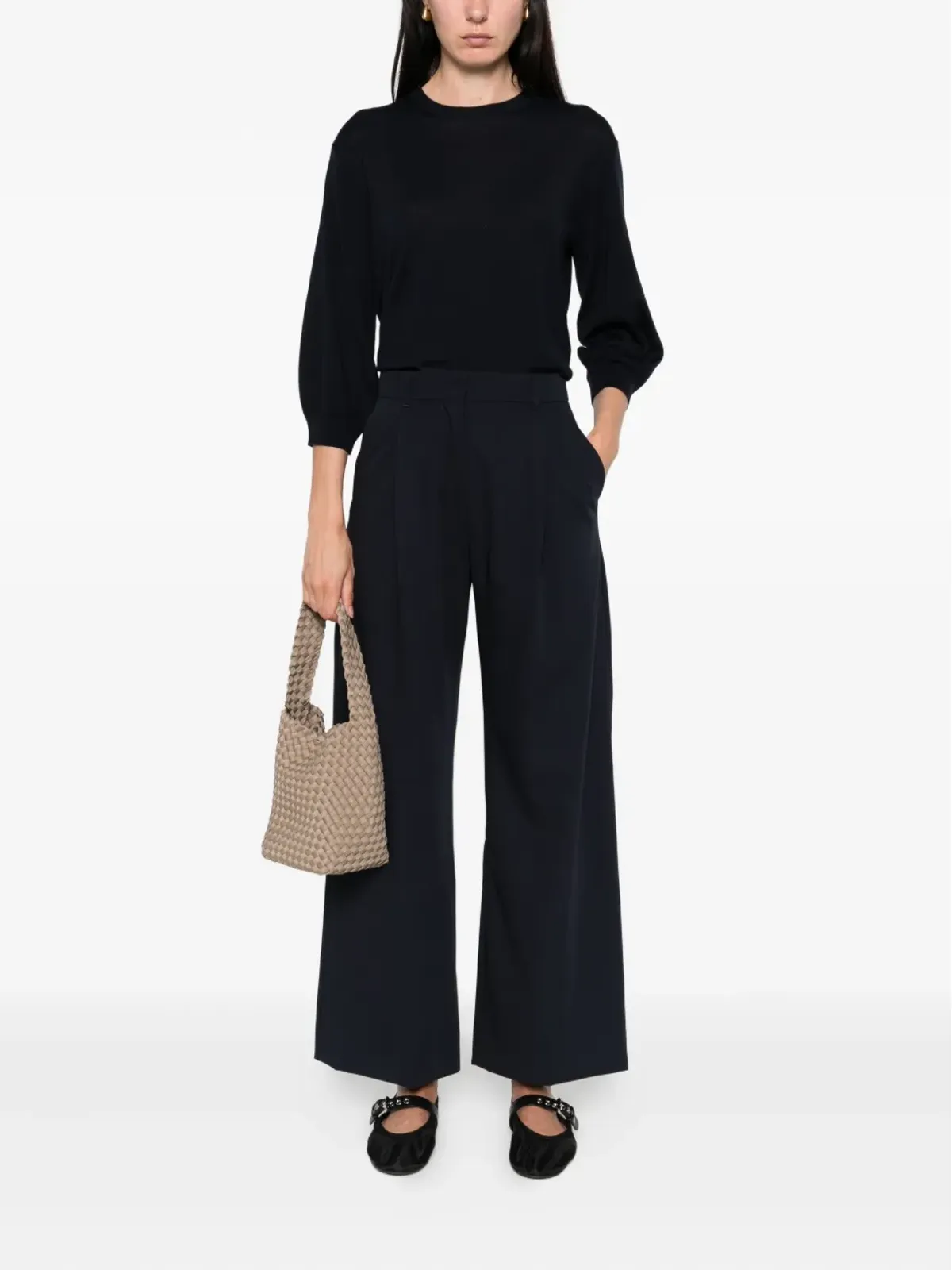 S Max Mara プリーツパンツ - 画像2