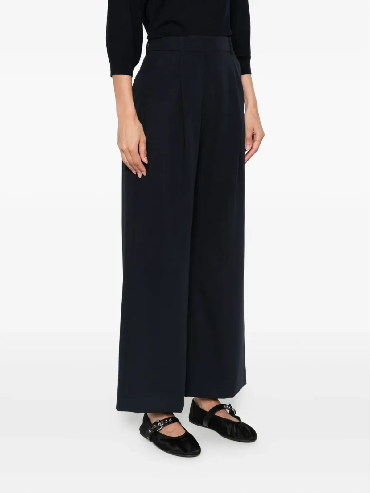 S Max Mara プリーツパンツ - 画像3