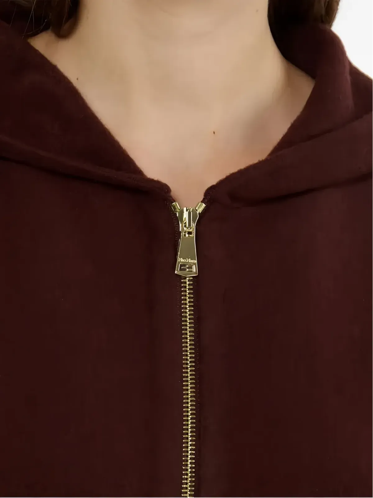 Max Mara フード付きジップアップセーター - レッド - 画像4