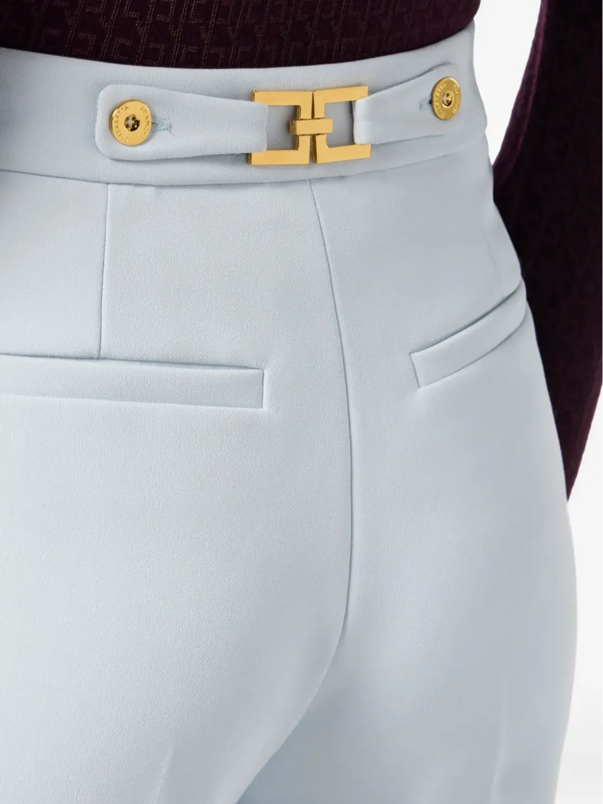 Elisabetta Franchi プリーツハイウエストショーツ - 画像5