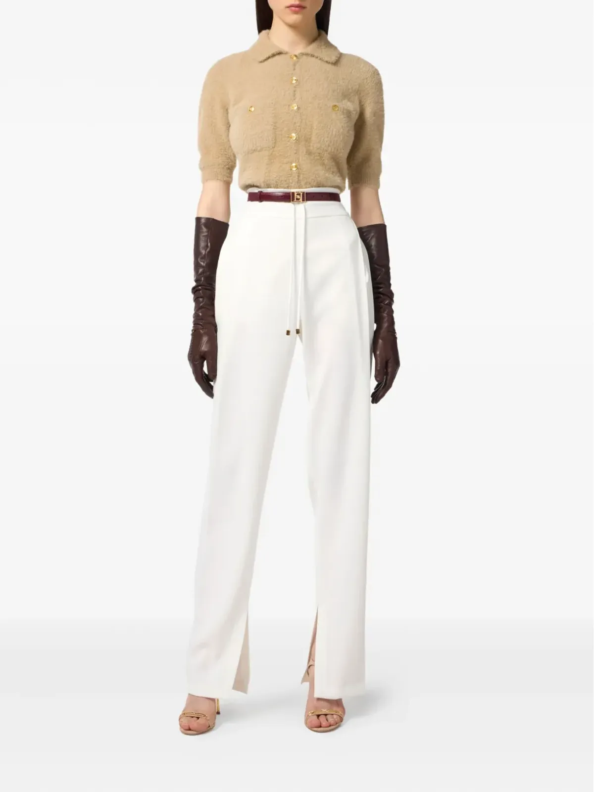 Elisabetta Franchi ハイライズパンツ - 画像2