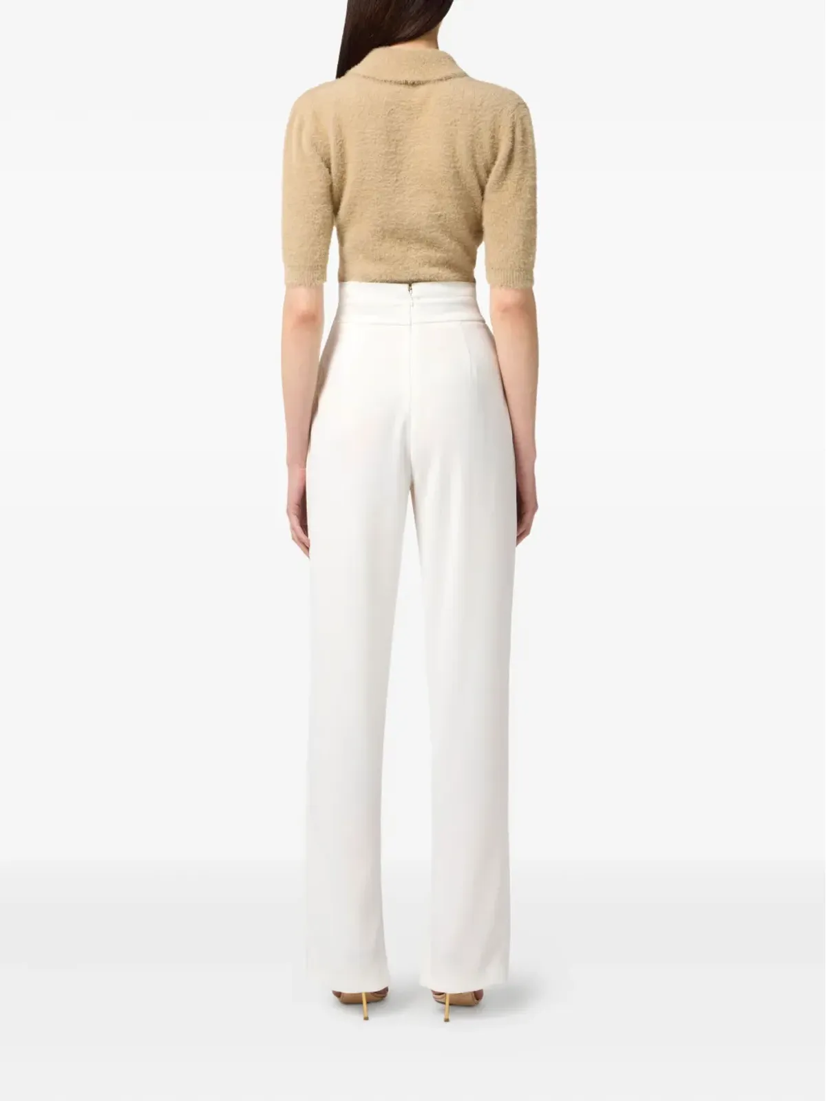 Elisabetta Franchi ハイライズパンツ - 画像4
