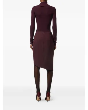 Elisabetta Franchi リブ編みタートルネックセーター - サムネイル4