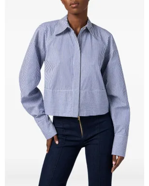 Elisabetta Franchi ストライプ柄クロップドシャツ - サムネイル4