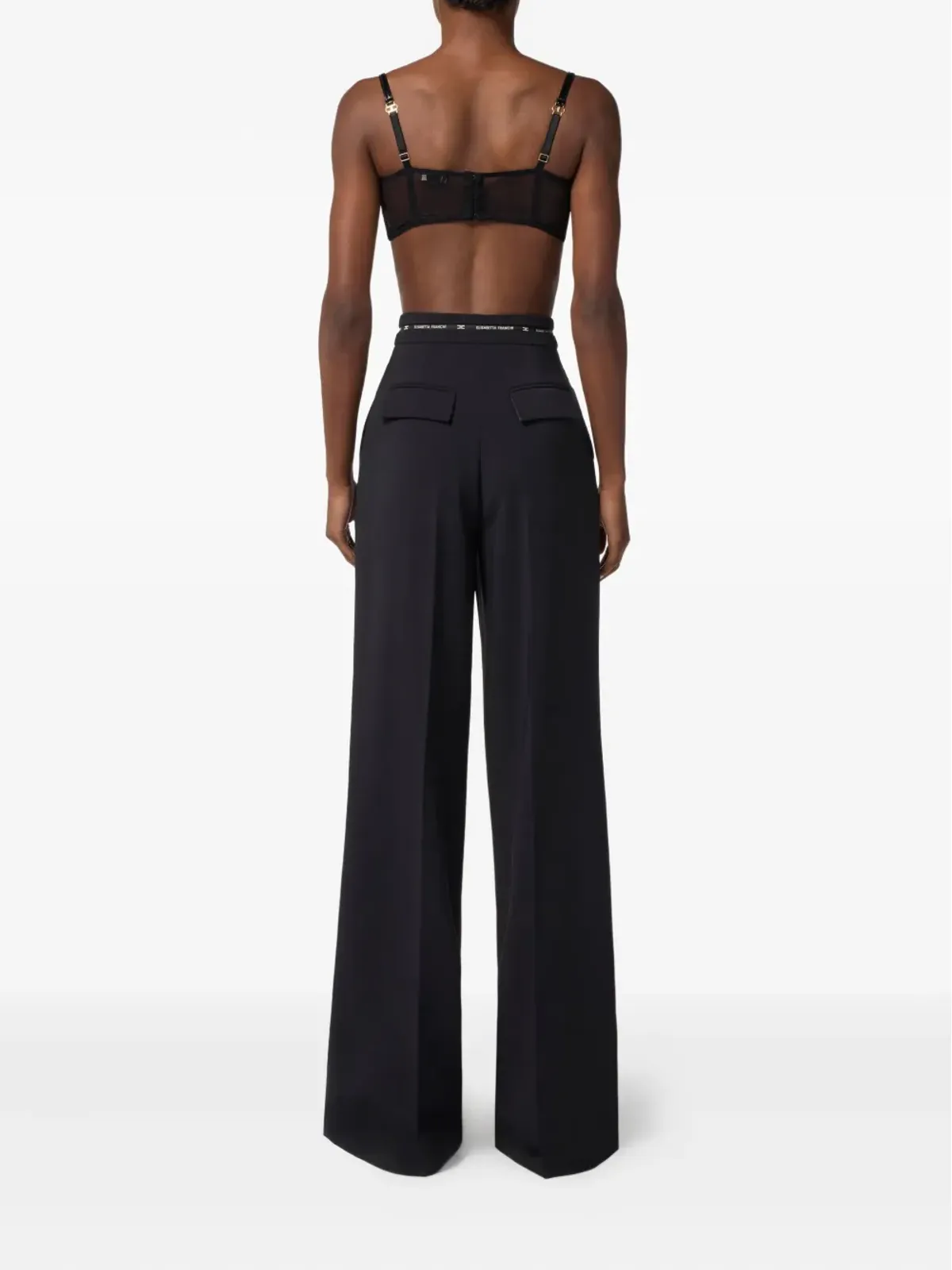 Elisabetta Franchi シアーメッシュ アンダーワイヤード ブラジャー - 画像3