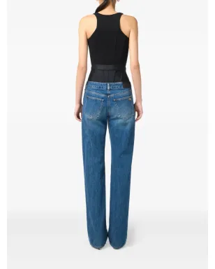 Elisabetta Franchi コルセットウエストバンドジーンズ - サムネイル3