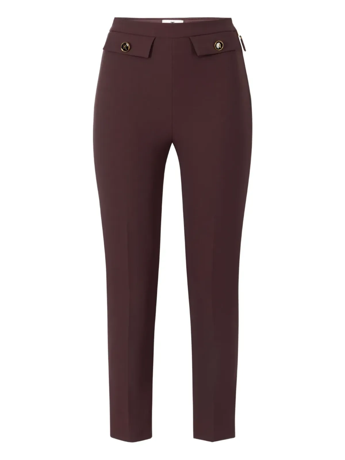 Elisabetta Franchi ダブルクレープジップトラウザー - 画像1
