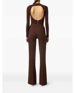Elisabetta Franchi ボタンディテール フレアパンツ - サムネイル3