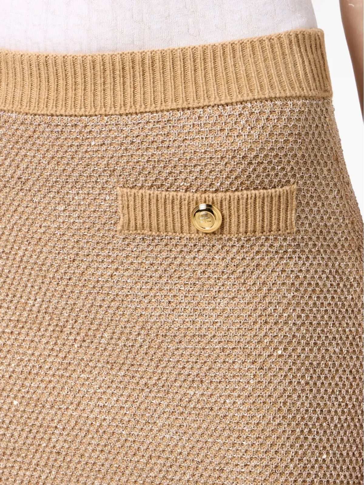 Elisabetta Franchi ニットミニスカート - 画像5