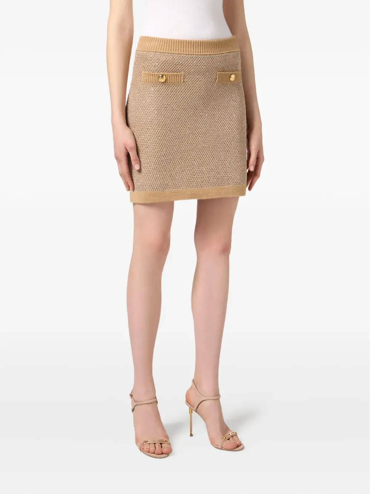 Elisabetta Franchi ニットミニスカート - 画像3