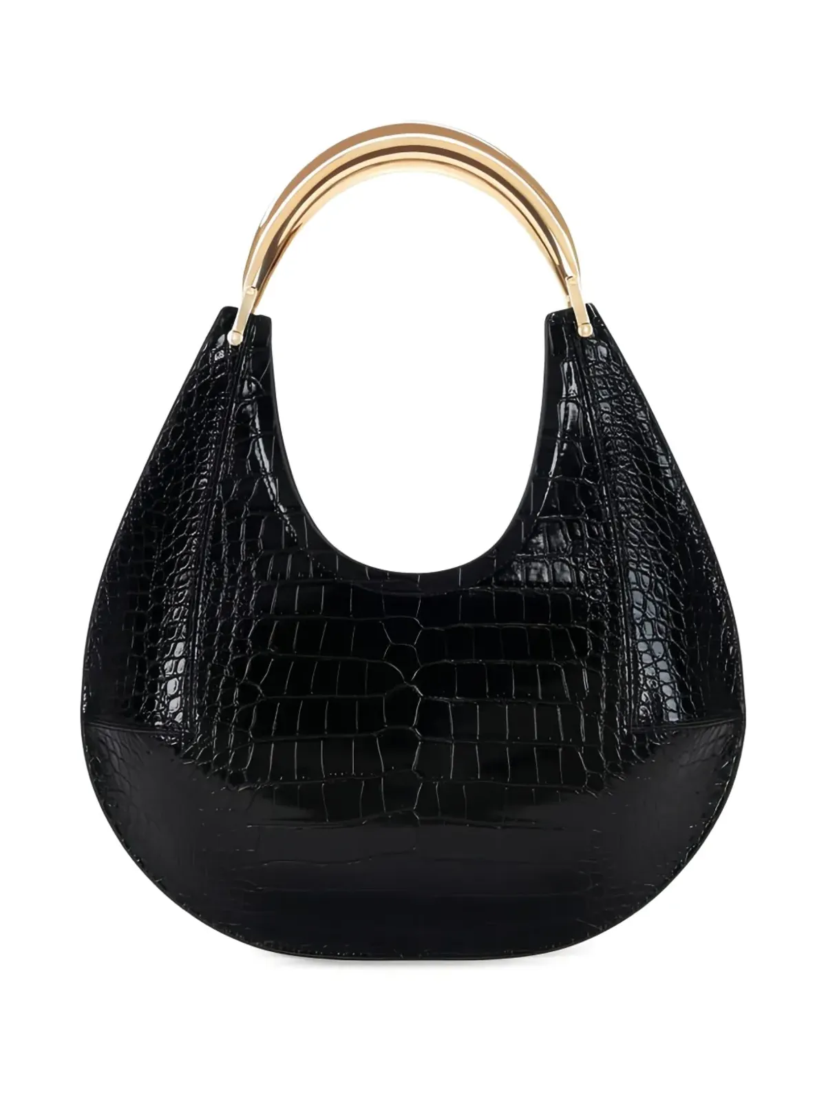 Elisabetta Franchi クロコダイルエンボスショルダーバッグ - 画像2