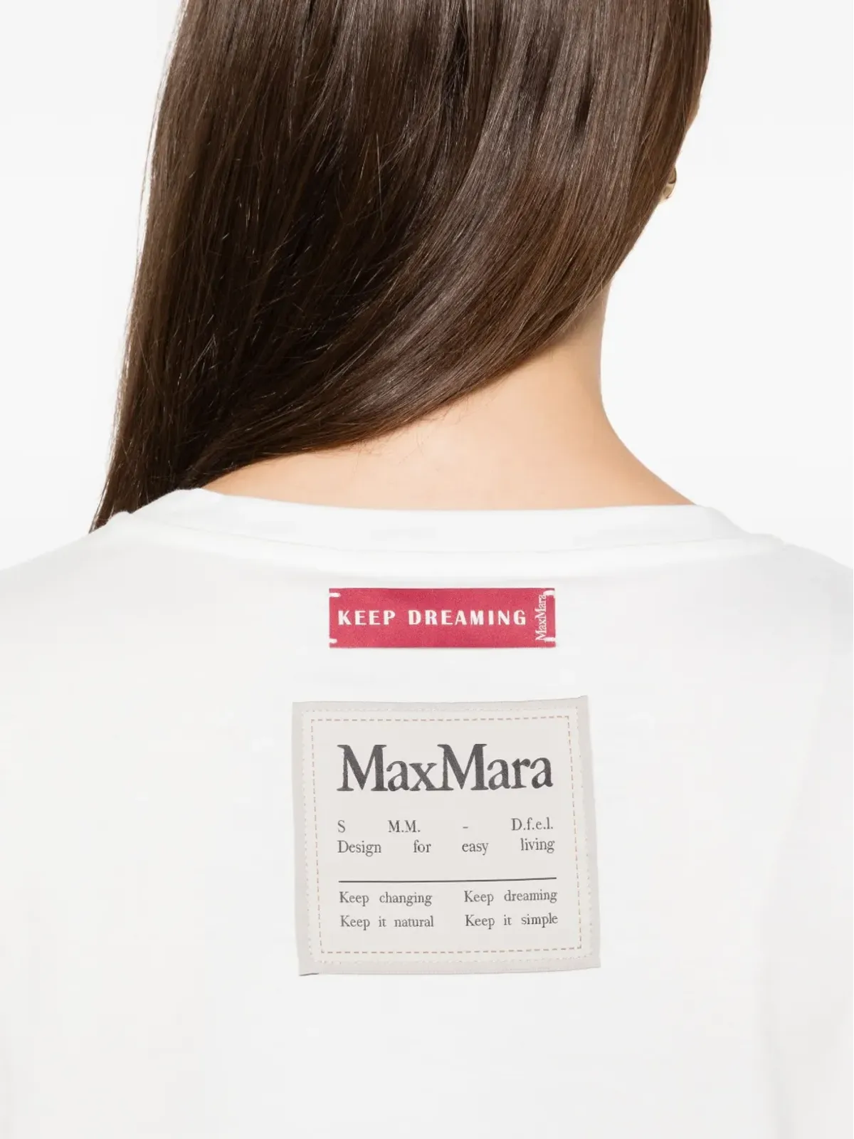 S Max Mara ロゴパッチ Tシャツ - 画像5
