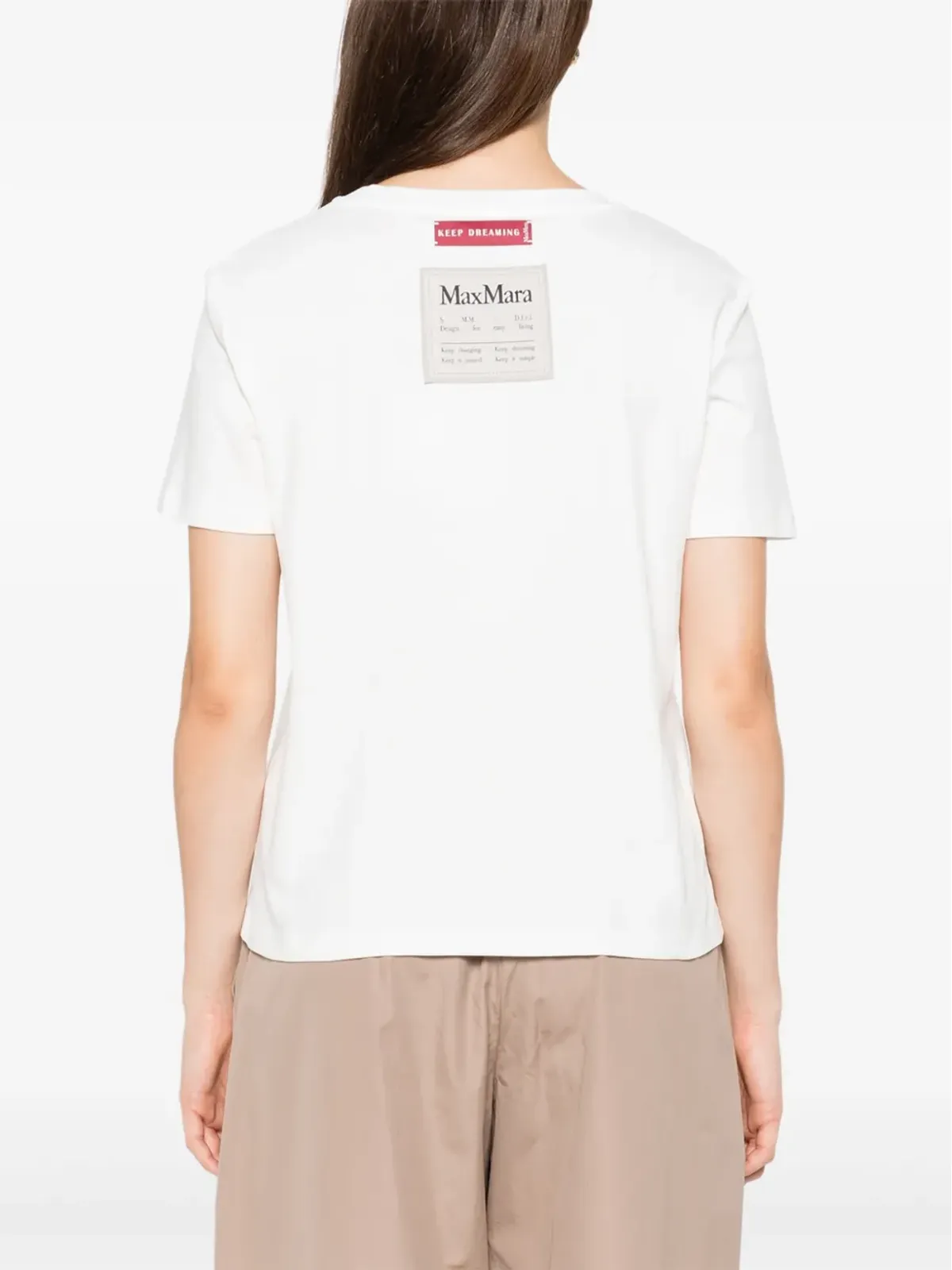 S Max Mara ロゴパッチ Tシャツ - 画像4