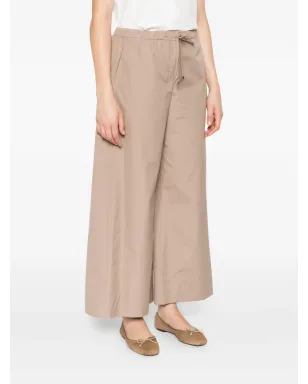 S Max Mara ドローストリング コットンパンツ - サムネイル3