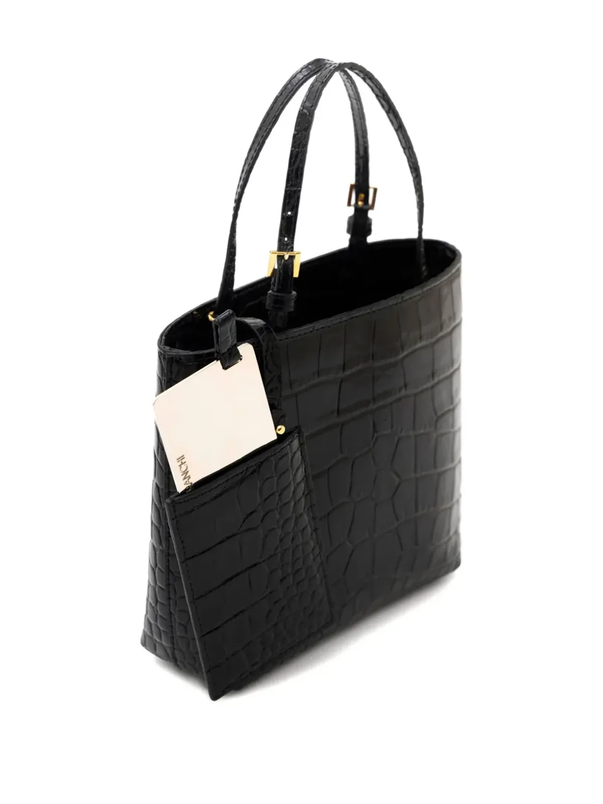 Elisabetta Franchi クロコダイル型押し トートバッグ - 画像3