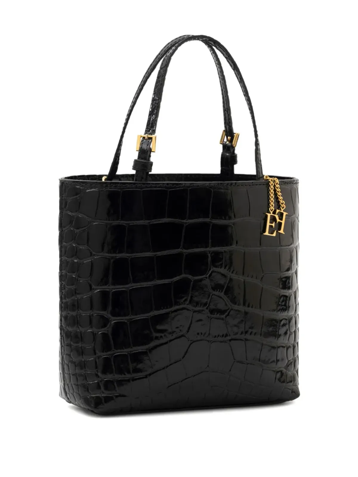 Elisabetta Franchi クロコダイル型押し トートバッグ - 画像4