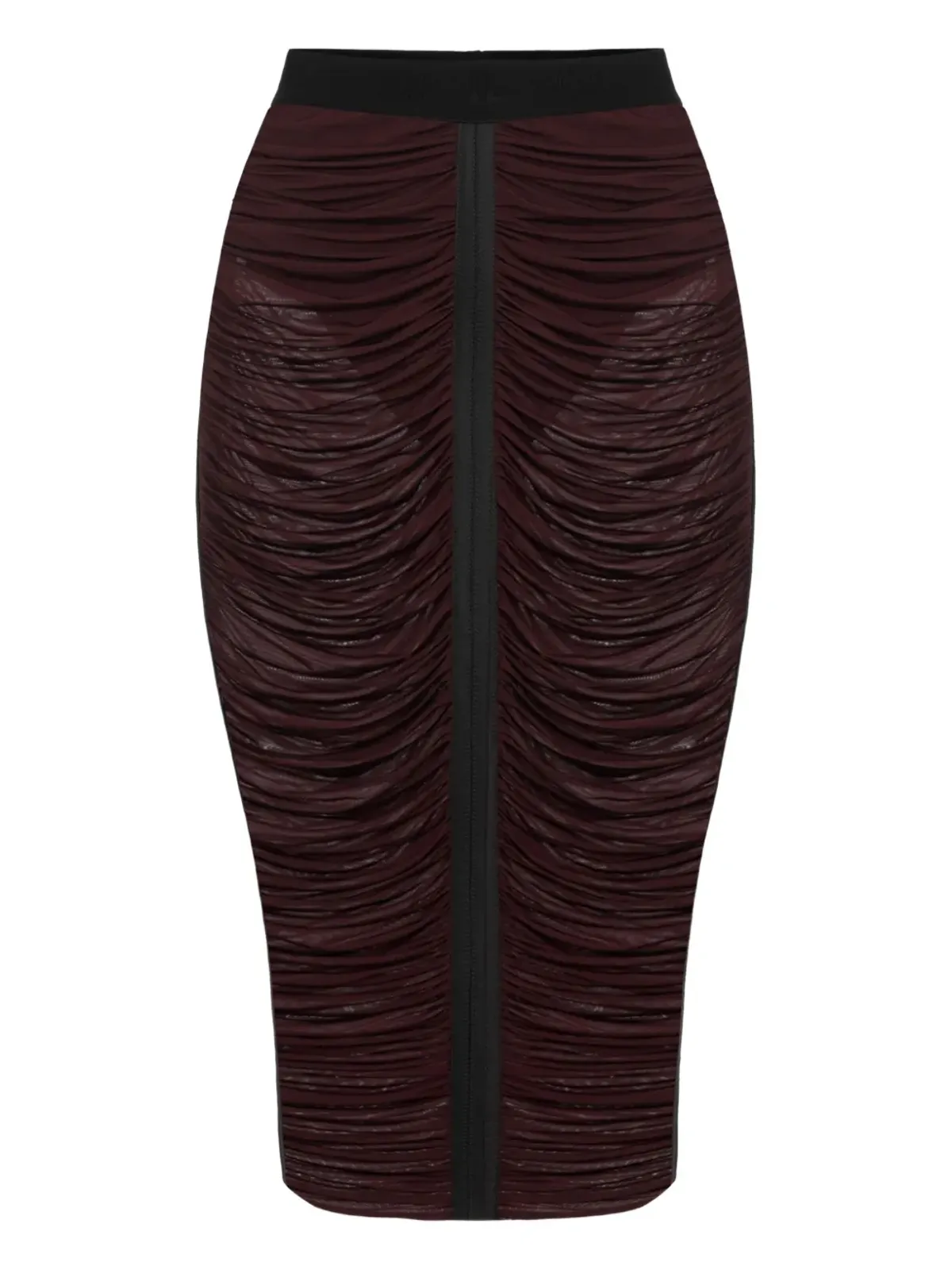 Elisabetta Franchi シャーリングペンシルスカート - 画像4