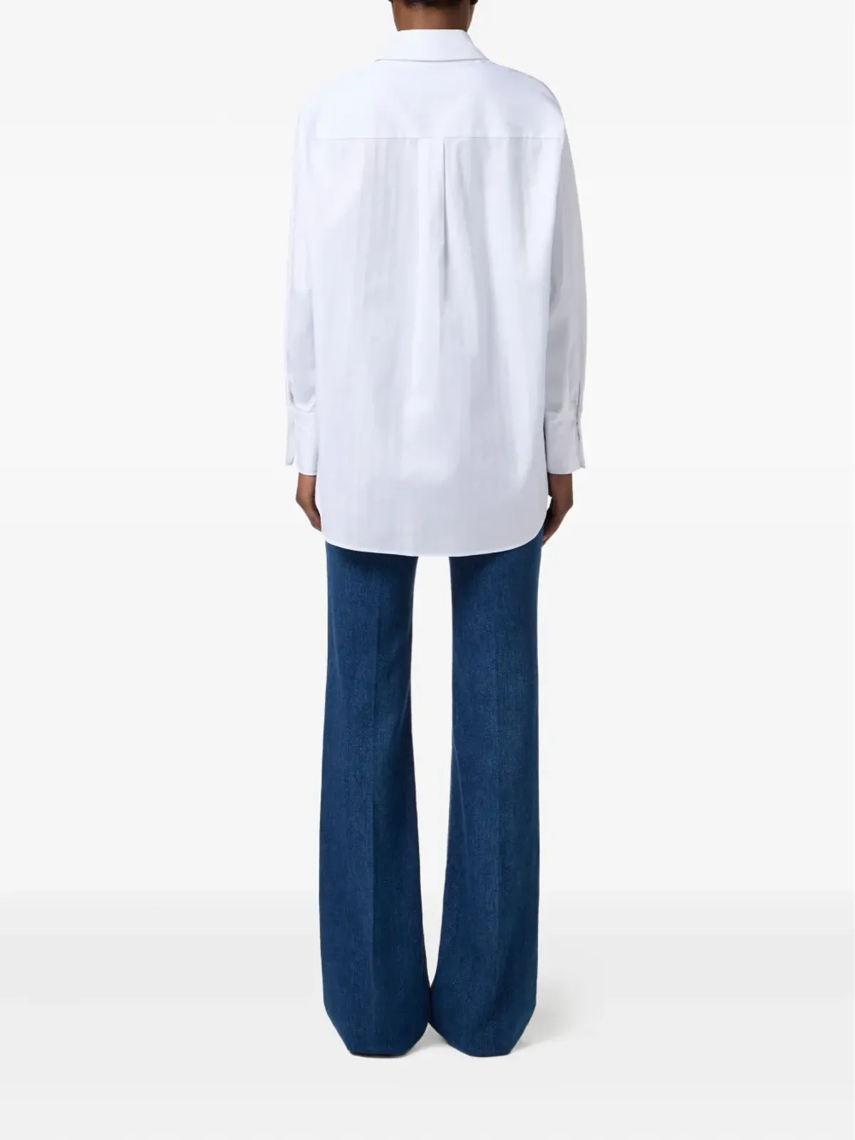 Elisabetta Franchi ロゴプリント ボタンアップシャツ - 画像3