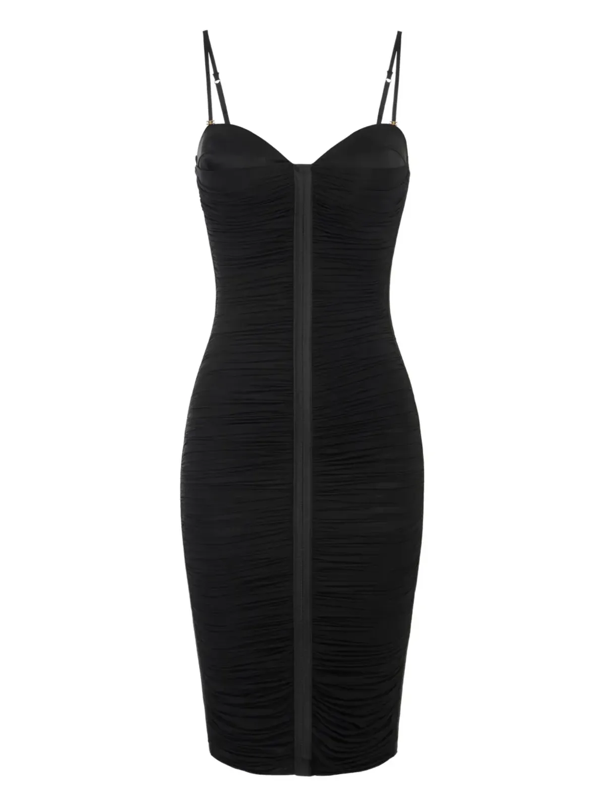 Elisabetta Franchi ギャザー入りストラップドレス - 画像1
