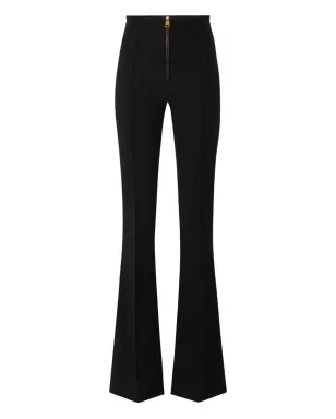 Elisabetta Franchi ジップフロントパンツ - ブラック - サムネイル1