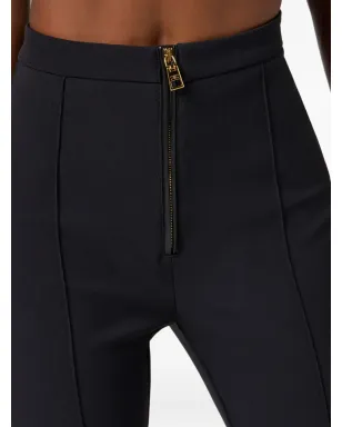 Elisabetta Franchi ジップフロントパンツ - ブラック - サムネイル5