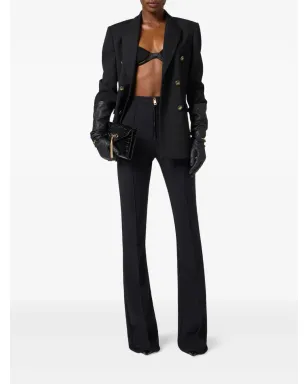 Elisabetta Franchi ジップフロントパンツ - ブラック - サムネイル2