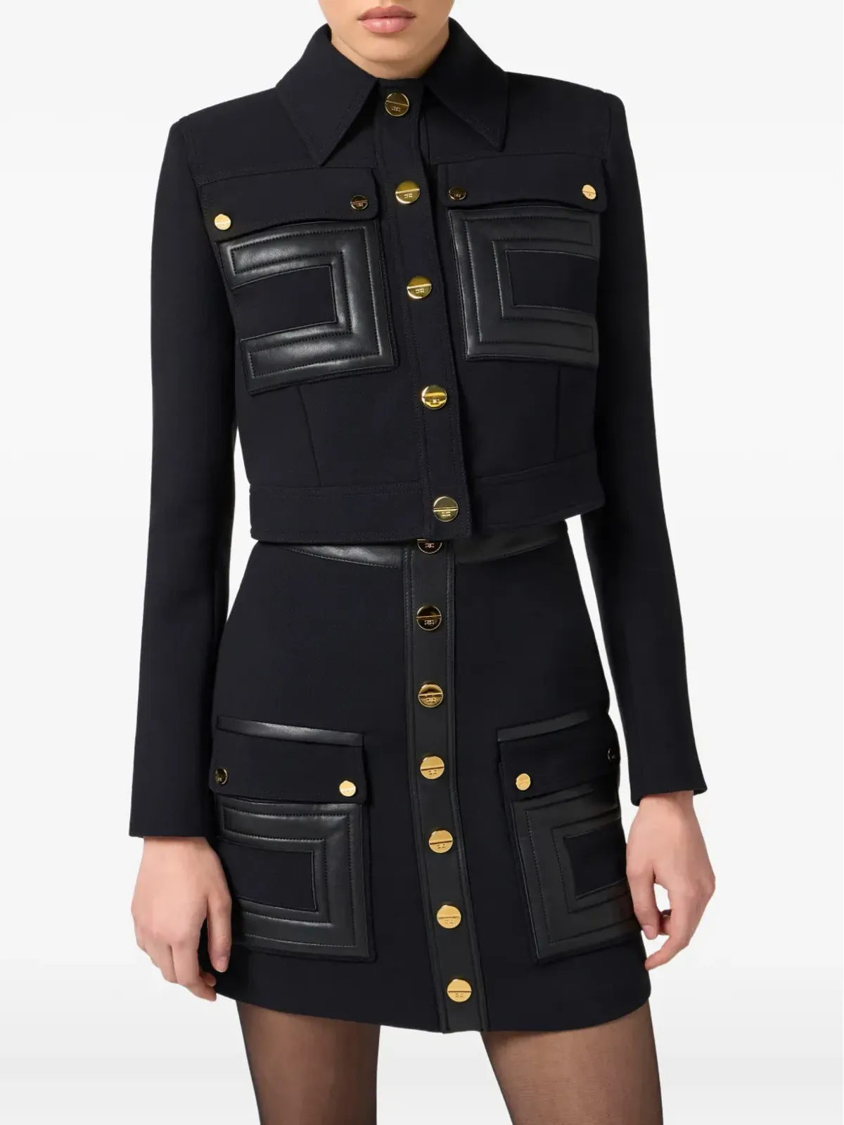 Elisabetta Franchi クレープジャケット - 画像4
