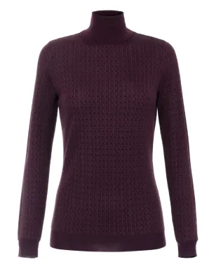 Elisabetta Franchi ジャカード ロールネック ジャンパー - サムネイル1