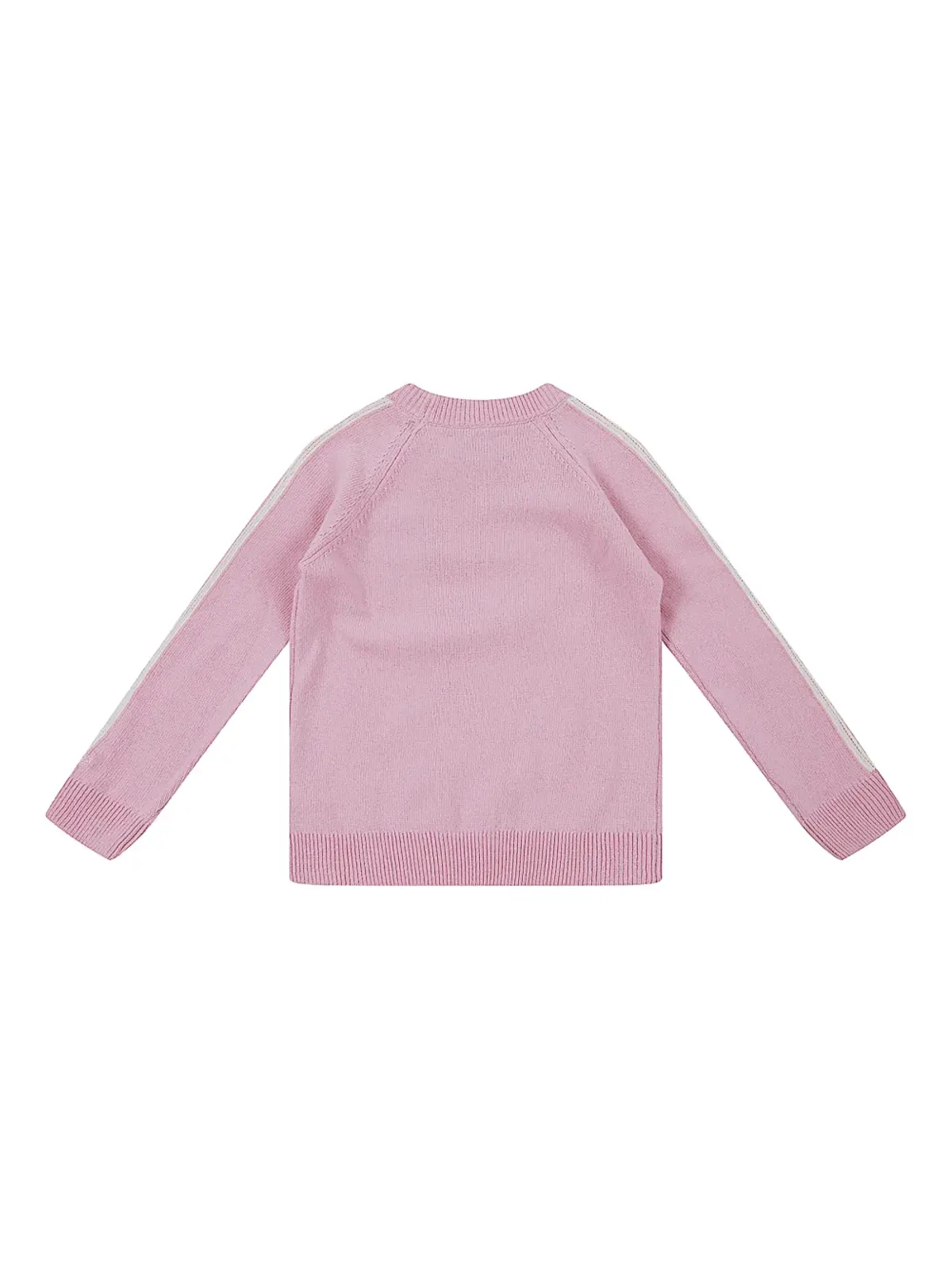 MC2 Saint Barth Kids ストライプディテール刺繍セーター - ピンク - 画像2