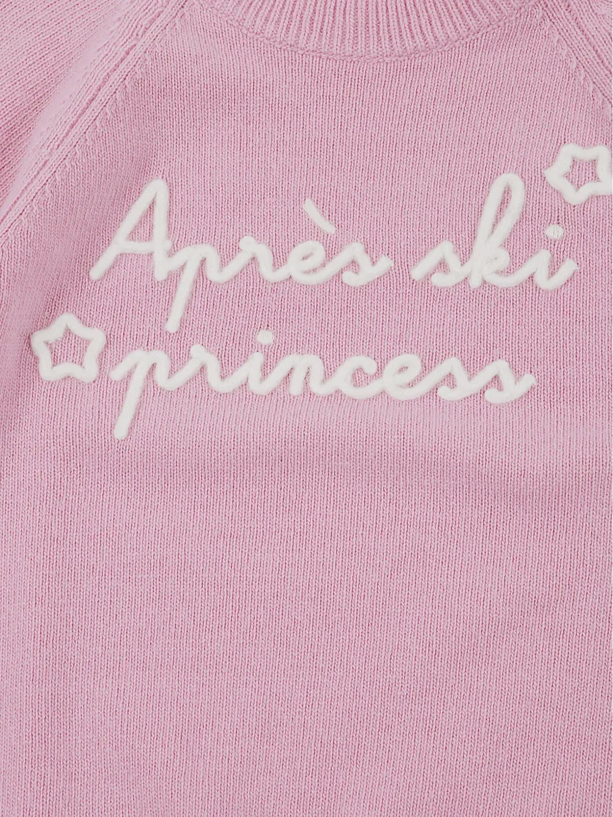 MC2 Saint Barth Kids ストライプディテール刺繍セーター - ピンク - 画像3