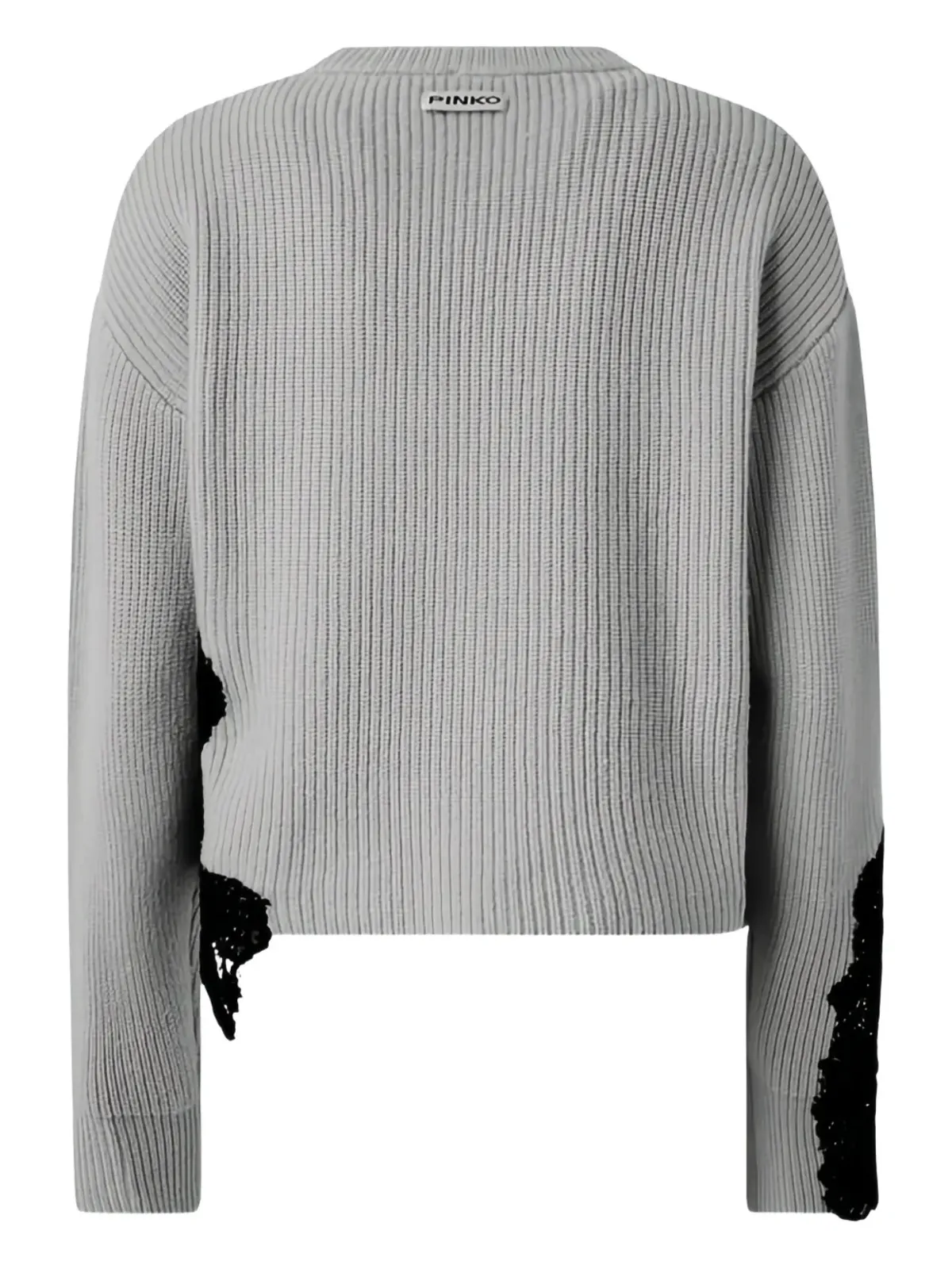 PINKO レースディテールリブニットセーター - 画像2