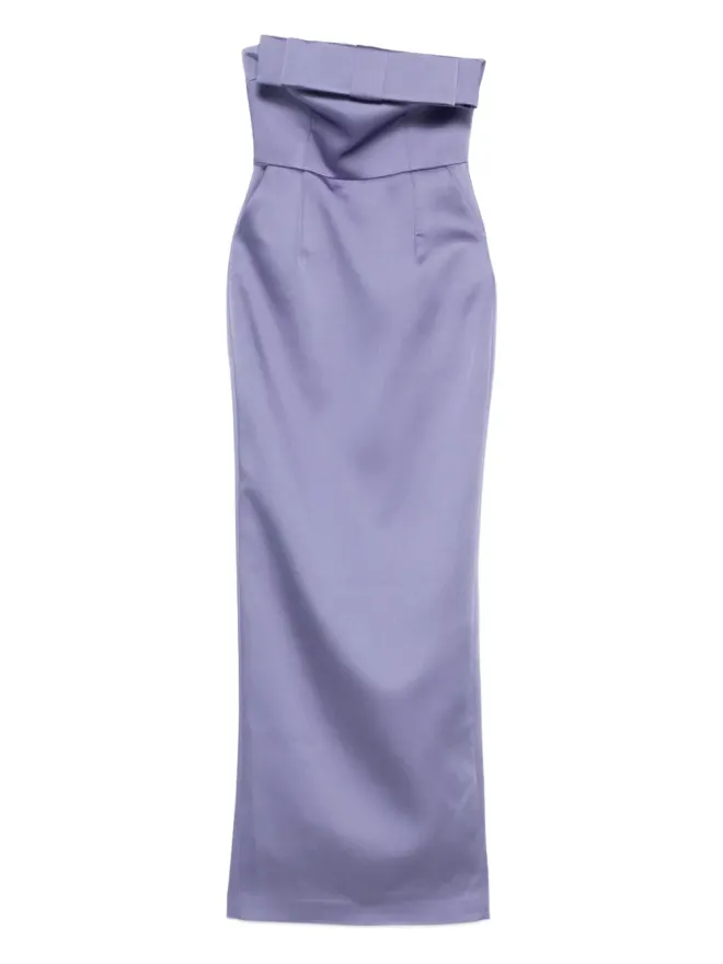 The New Arrivals Ilkyaz Ozel The New Arrivals Ilkyaz Ozel Sisuストラップレスミディドレスの商品画像