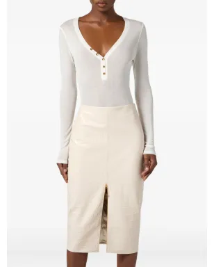 Elisabetta Franchi ヘンリーネックトップス - サムネイル4