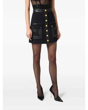Elisabetta Franchi ボタン装飾ミニスカート - サムネイル2