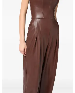 Elisabetta Franchi コルセットディテールジャンプスーツ - ブラウン - サムネイル5