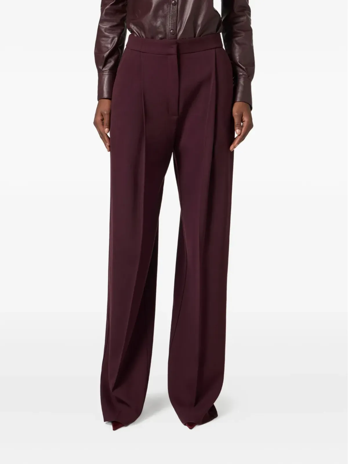 Elisabetta Franchi ハイウエスト テーラードパンツ - 画像4