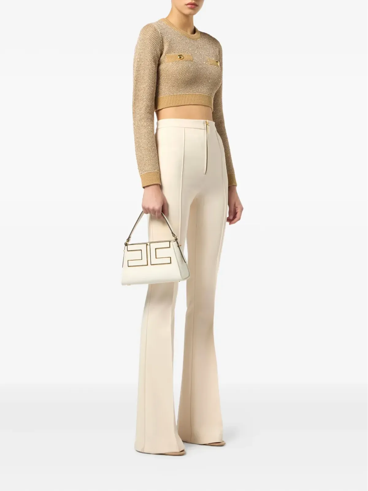 Elisabetta Franchi スパンコール装飾セーター - 画像2