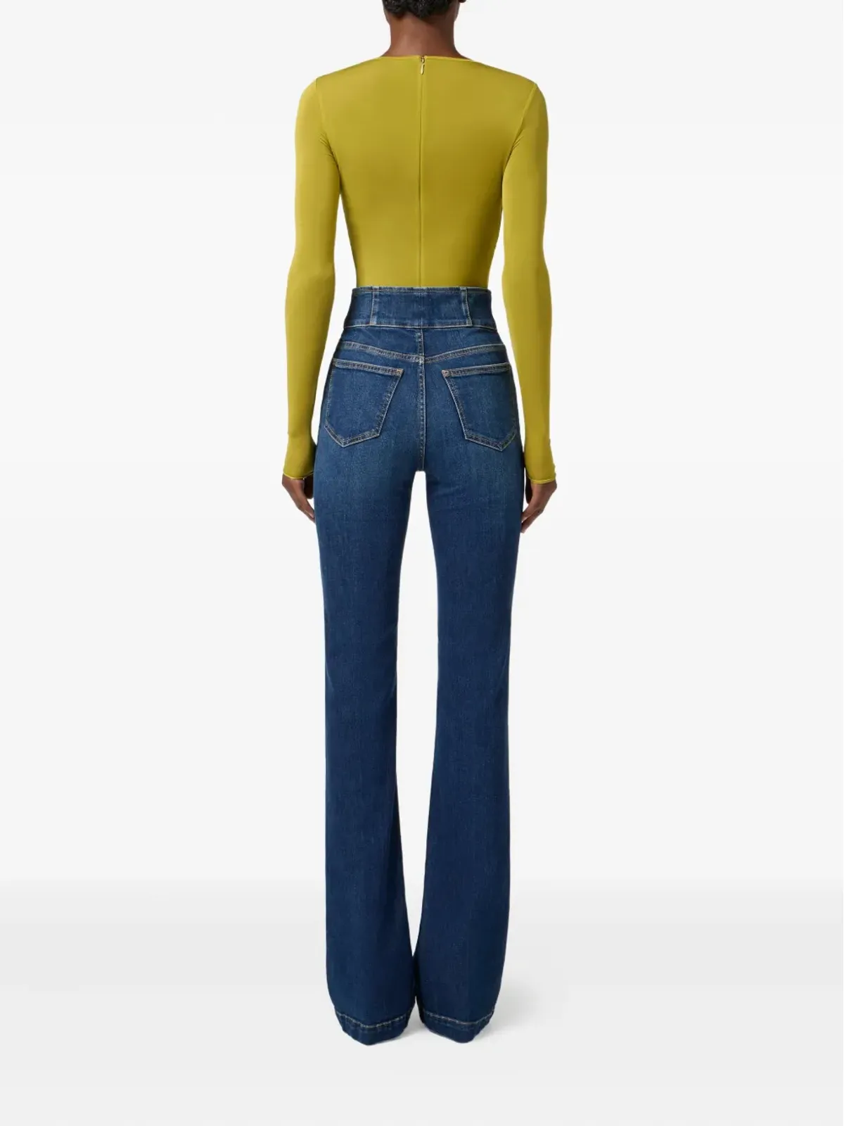 Elisabetta Franchi ハイウエストジーンズ - 画像3