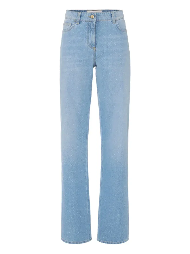 Elisabetta Franchi Elisabetta Franchi ラインストーン装飾ジーンズの商品画像
