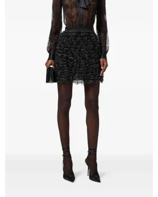 Elisabetta Franchi クリスタル装飾レースドレス - サムネイル2