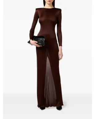 Elisabetta Franchi クルーネック マキシドレス - サムネイル2
