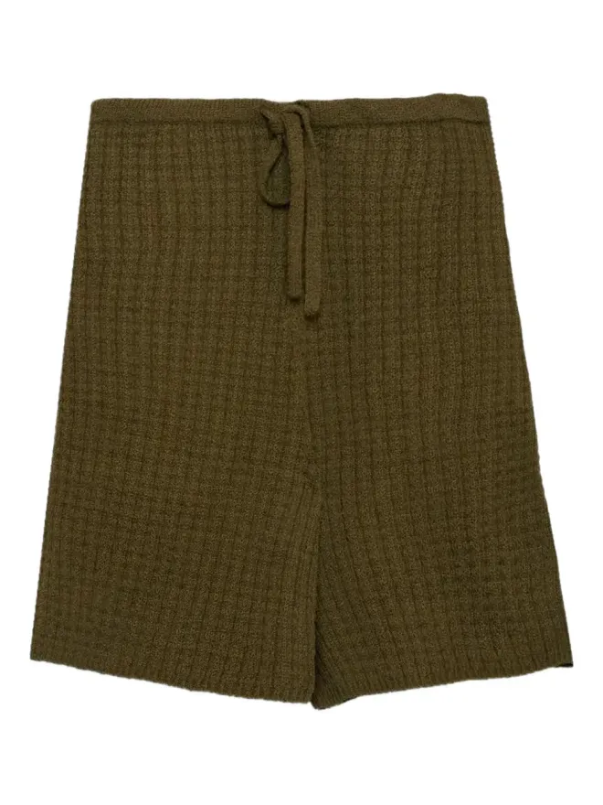 The Elder Statesman The Elder Statesman ノラチェックニットショーツの商品画像