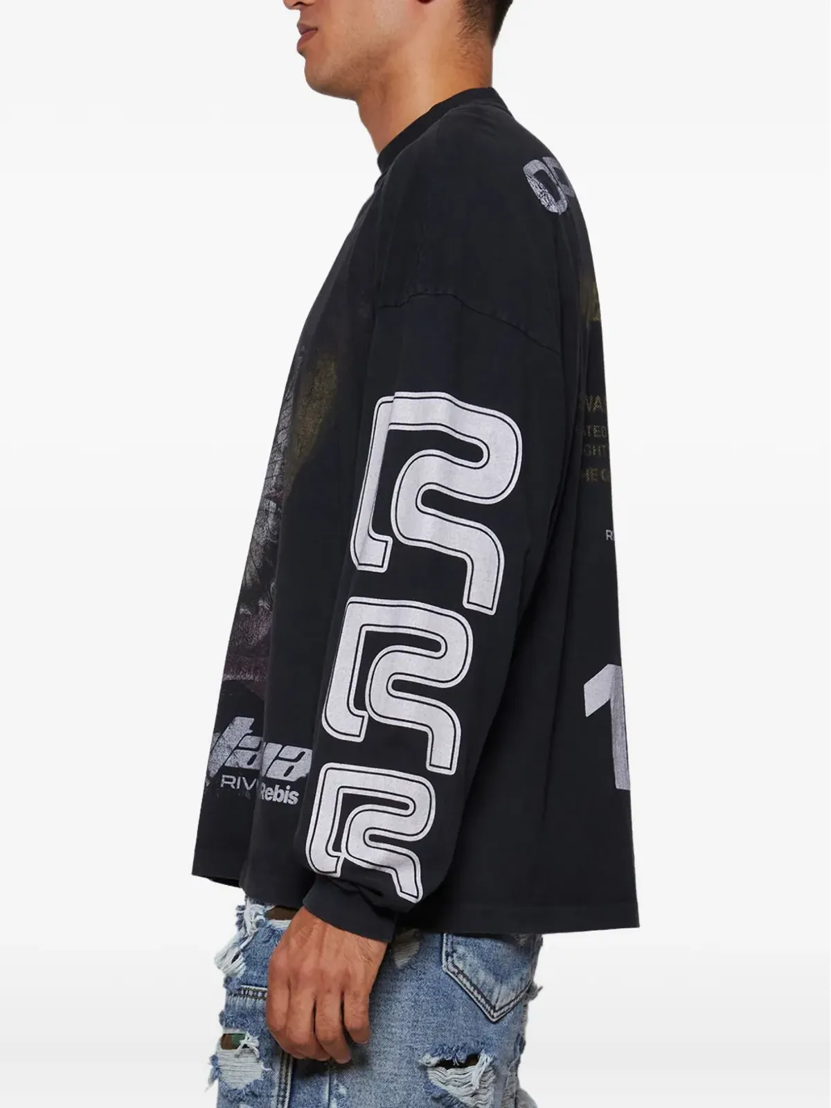 RRR123 メタモス ロングスリーブ Tシャツ - 画像4