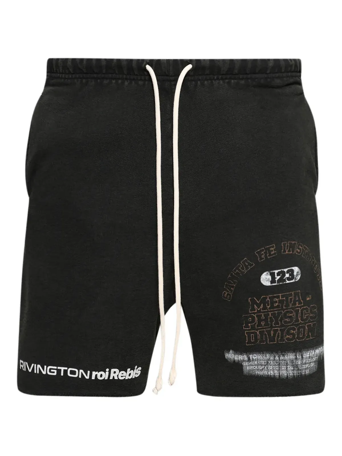 RRR123 ドローストリング グラフィックプリント ショートパンツ - 画像1