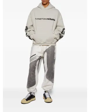 RRR123 パラクリート グラフィックプリント スウェットパンツ - サムネイル2